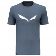 Koszulka męska Salewa Solidlogo Dri-Rel M S/S Tee niebieski/biały 8100 - java blue