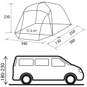 Przedsionek Brunner Trouper XL