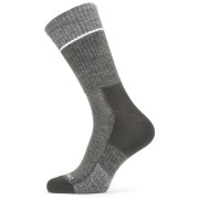 Skarpetki SealSkinz Solo QuickDry Mid Length Socks czarny/szary Black/Grey