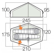 Ultralekki namiot Force Ten Helium UL 2 (2020)