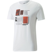 Koszulka męska Puma Graphic Tee biały white