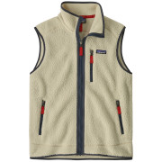 Kamizelka męska Patagonia Men's Retro Pile Fleece Vest beżowy Pelican w/Smolder Blue