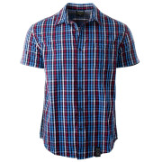 Koszula męska Elbrus Lattice niebieski Red/LightBlue/NavyCheck