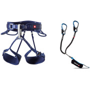 Zestaw Ferratowy Ocún Via Ferrata Twist Tech Captur Pro Swivel Set niebieski Blue Marine