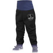 Spodnie dla maluchów bez izolacji Unuo Softshell czarny