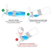 Butelka dziecięca Ion8 Leak Proof Blue Flamingos 400ml