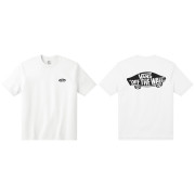 Koszulka męska Vans Double Standard SS Tee biały/czarny White/Black