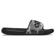 Klapki męskie Crocs Crocs All Day Camouflage Slide czarny/szary Black/Grey