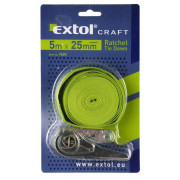 Pas ściągający z klamrą szybkomocującą Extol Pas ściągający 5m x 25mm