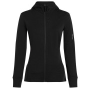 Bluza damska Icebreaker W Mer 260 Quantum IV LS Zip Ho czarny Black
