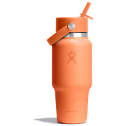 Kubek termiczny Hydro Flask Wide Flex Straw Travel Bottle 24 Oz pomarańczowy nectar orange