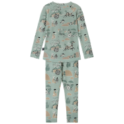 Bielizna funkcjonalna dla dzieci Reima Moomin Trivsam Airy Green zielony Airy Green