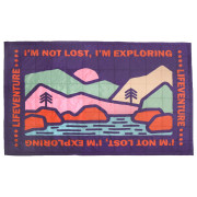 Koc LifeVenture Sundown Berber Lined Blanket fioletowy Mountain