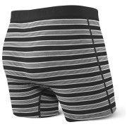 Bokserki Saxx Ultra Boxer Brief Fly Black Crew Stripe