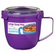 Kubek Sistema Large Soup Mug Color fioletowy