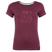 Damska koszulka Chillaz Saile Alpaca Gang fioletowy Burgundy Melange