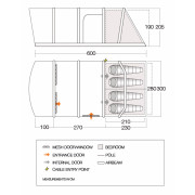 Namuchowany namiot Vango Aether Air 450XL