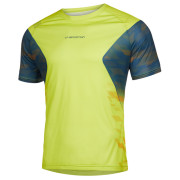 Koszulka męska La Sportiva Pacer T-Shirt M żółty Lime Punch/Storm Blue