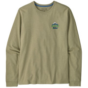 Koszulka męska Patagonia Long-Sleeved Great Waves Responsibili-Tee zielony Gumtree Green