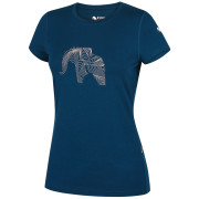 Koszulka damska Zulu Bambus Elephant 210 Short turkusowy ocean blue