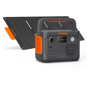 Zestaw solarny Jackery Explorer 300 Plus + SolarSaga 40 W Mini czarny/pomarańczowy