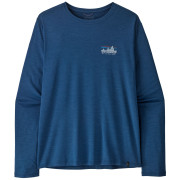 Koszulka męska Patagonia M's L/S Cap Cool Daily Shirt - '73 Skyline niebieski Clement Blue - Light Clement Blue X-Dye