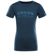 T-shirt dziecięcy Alpine Pro Mereno 2 niebieski MOROCCAN