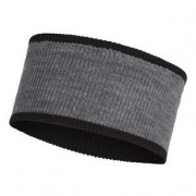 Opaska Buff Crossknit Headband czarny/szary SolidBlack