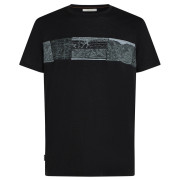 Koszulka męska Icebreaker Men Merino 150 Tech Lite SS Tee Elevation Line czarny Black