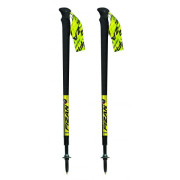 Kije trekkingowe Fizan Trail Essential czarny/żółty