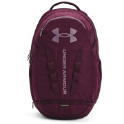 Plecak Under Armour Hustle 5.0 Backpack bordowy Dark Maroon / Green Screen / Misty Purple