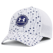 Bejsbolówka Under Armour Iso-chill Driver Mesh biały White / / Sonar Blue