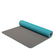 Podložka Yate Yoga Mat dwuwarstwowa TPE niebieski/szary