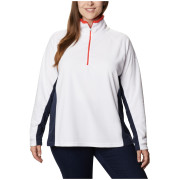 Bluza damska Columbia Glacial IV 1/2 Zip biały WhiteDarkNocturnal