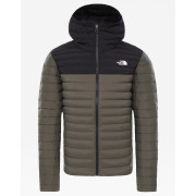 Kurtka męska The North Face Stretch Down Hoodie zarys NewTaupeGreen/TnfBlack