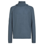 Bluza męska Icebreaker Men Mer 400 RealFleece Grid Pulover Hood niebieski/szary Abyss