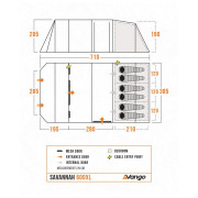 Namiot rodzinny Vango Savannah 600XL Package