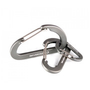 Karabinki LifeVenture Karabiners (3 Pack) szary