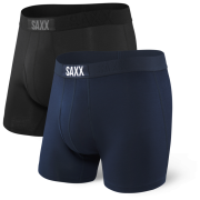 Bokserki Saxx Ultra Boxer Brief Fly 2Pk czarny/niebieski Black/NavyPack