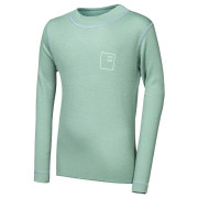 Dziecięca koszulka Sensor Merino DF Logo Up Basil Green jasnozielony Basil Green