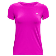 Damska koszulka Under Armour HG Armour SS różowy MeteorPink//MetallicSilver
