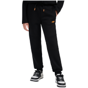 Dziecięce spodnie dresowe 4F Trousers Cas M1766 Deep Black czarny Deep Black