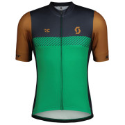 Męska koszulka kolarska Scott Jersey M's RC Team SS zielony/brązowy bread brown/amazon green
