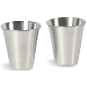 Kieliszki ze stali nierdzewnej Tatonka Shot Cup Set srebrny Steel