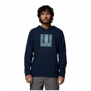 Męska bluza Columbia Columbia Trek™ Graphic Hoodie ciemnoniebieski Collegiate Navy, Linework C Badge