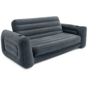 Nadmuchiwany fotel Intex Pull-out Sofa ciemnoszary grey