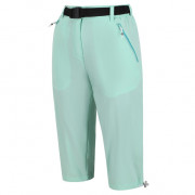 Damskie spodnie 3/4 Regatta Xrt Capri Light niebieski/zielony Ocean Wave
