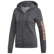 Bluza damska Adidas Essentials Linear FZ HD ciemnoszary