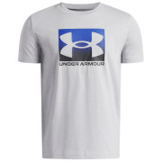 Dziecięca koszulka Under Armour UA B Boxed Sports Update SS Mod Gray Light Heather jasnoszary Mod Gray Light Heather / / Black