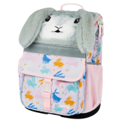 Plecak szkolny kl.1-3 Baagl Zippy szary/różówy Bunny